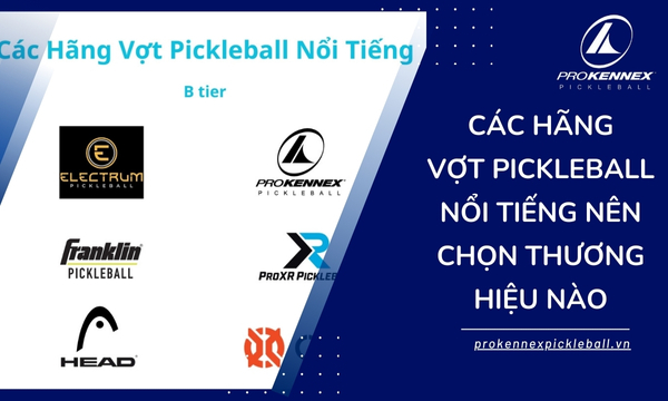 ảnh đại diện các hãng vợt pickleball nổi tiếng