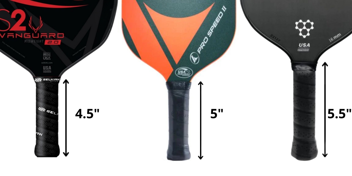 kích thước cán vợt pickleball