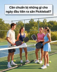 Cần chuẩn bị những gì cho ngày đầu tiên ra sân Pickleball?