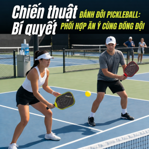 Chiến thuật đánh đôi Pickleball: Bí quyết phối hợp ăn ý cùng đồng đội