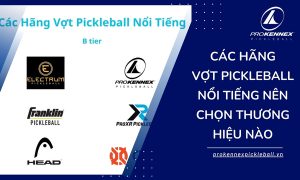 ảnh đại diện các hãng vợt pickleball nổi tiếng